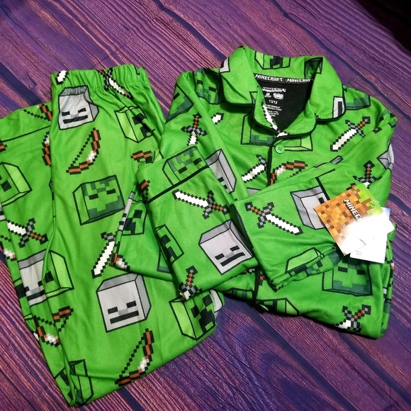 Minecraft Other - NWT Minecraft kids pajama set